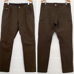 Kuhl Silencr Rogue Pant Lightweight Ripstop 4 Way Stretch Size 34 x 30 Brown